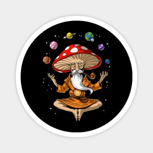 Buddha Magic Mushroom Magnet